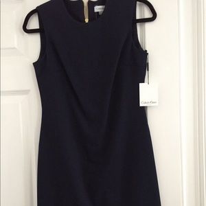 NWT Calvin Klein Navy Dress